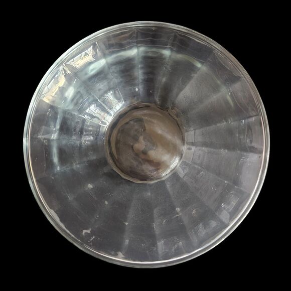 Deep Optics Crystal Glass Centerpiece/Fruit Bowl (Heavy) 5 3/4" x 10" - Picture 2 of 6